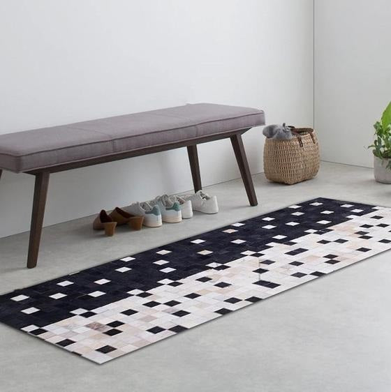 American Style Handmade Patchwork Cowhide Rug