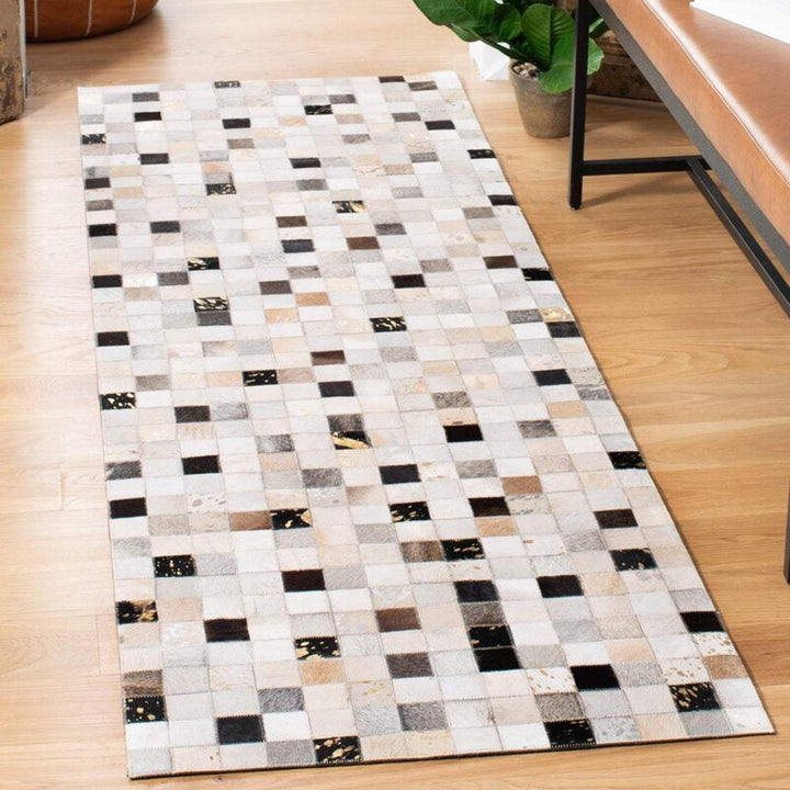 American Style Handmade Patchwork Cowhide Rug