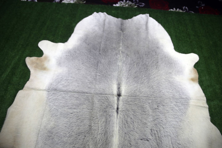 Grey Cowhide Rug #1257