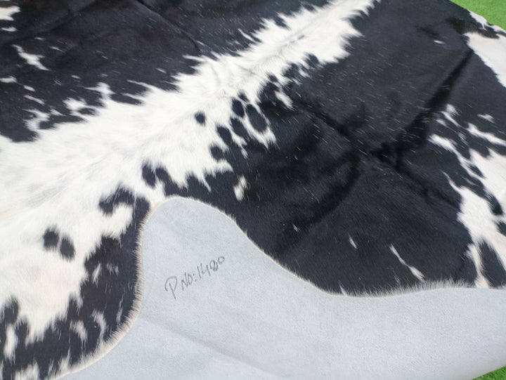 Black And White Cowhide Rug #1480