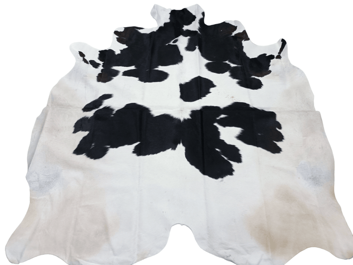 Black And White Cowhide Rug #1556