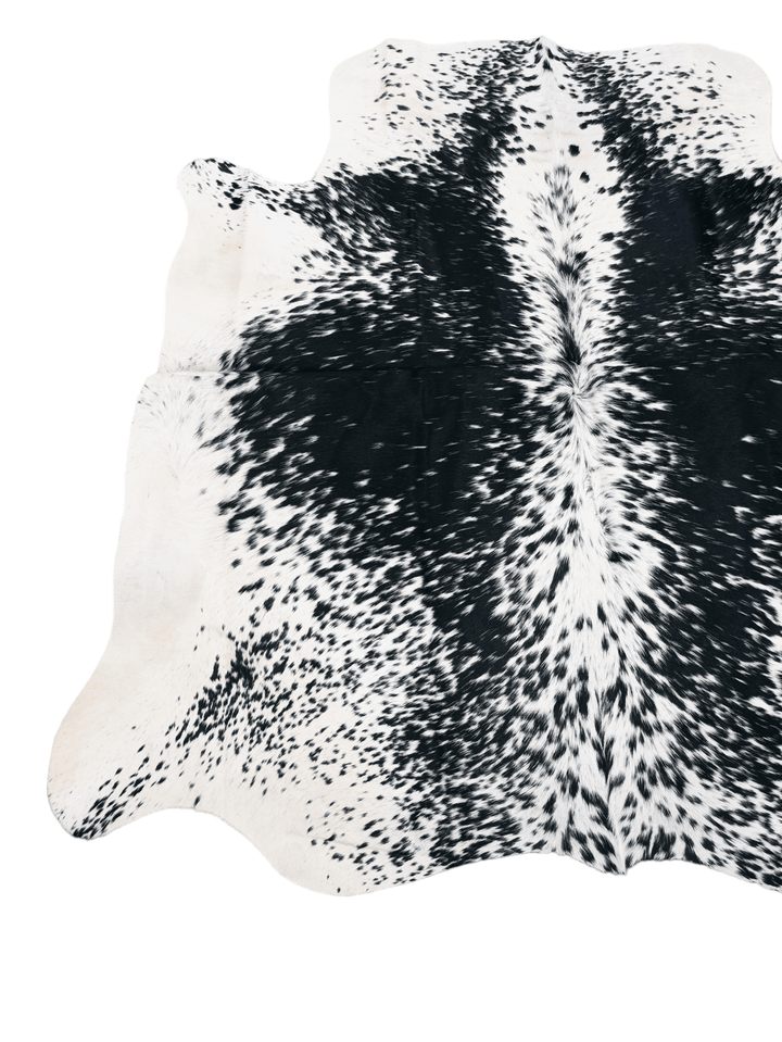 Black Salt N Pepper Cowhide Rug #1503