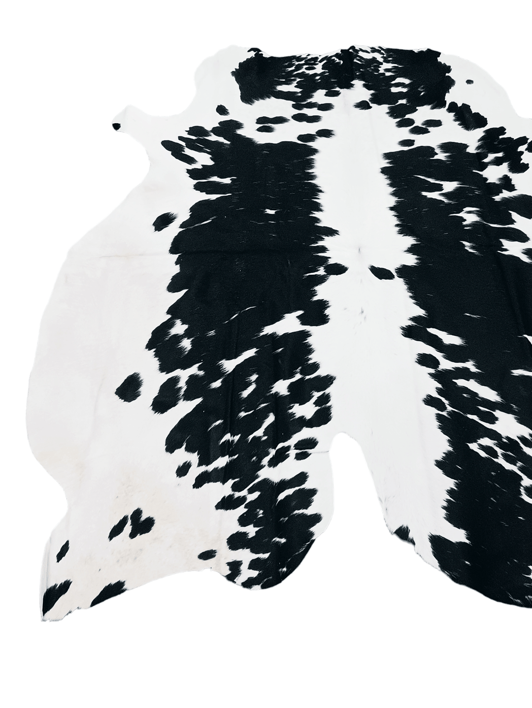 Black Spots On White Cowhide #1522