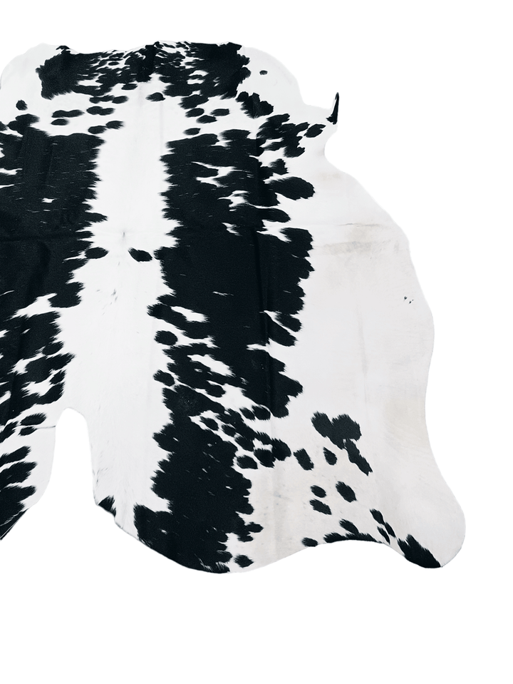 Black Spots On White Cowhide #1522
