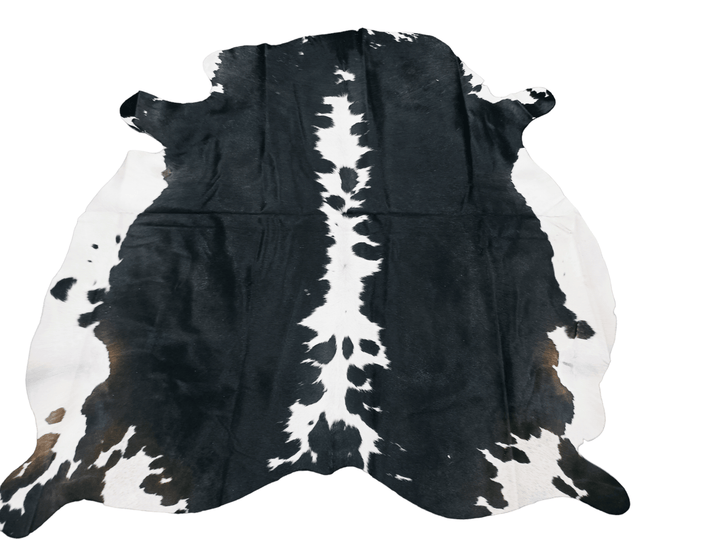 Black Spots On White Cowhide #1536