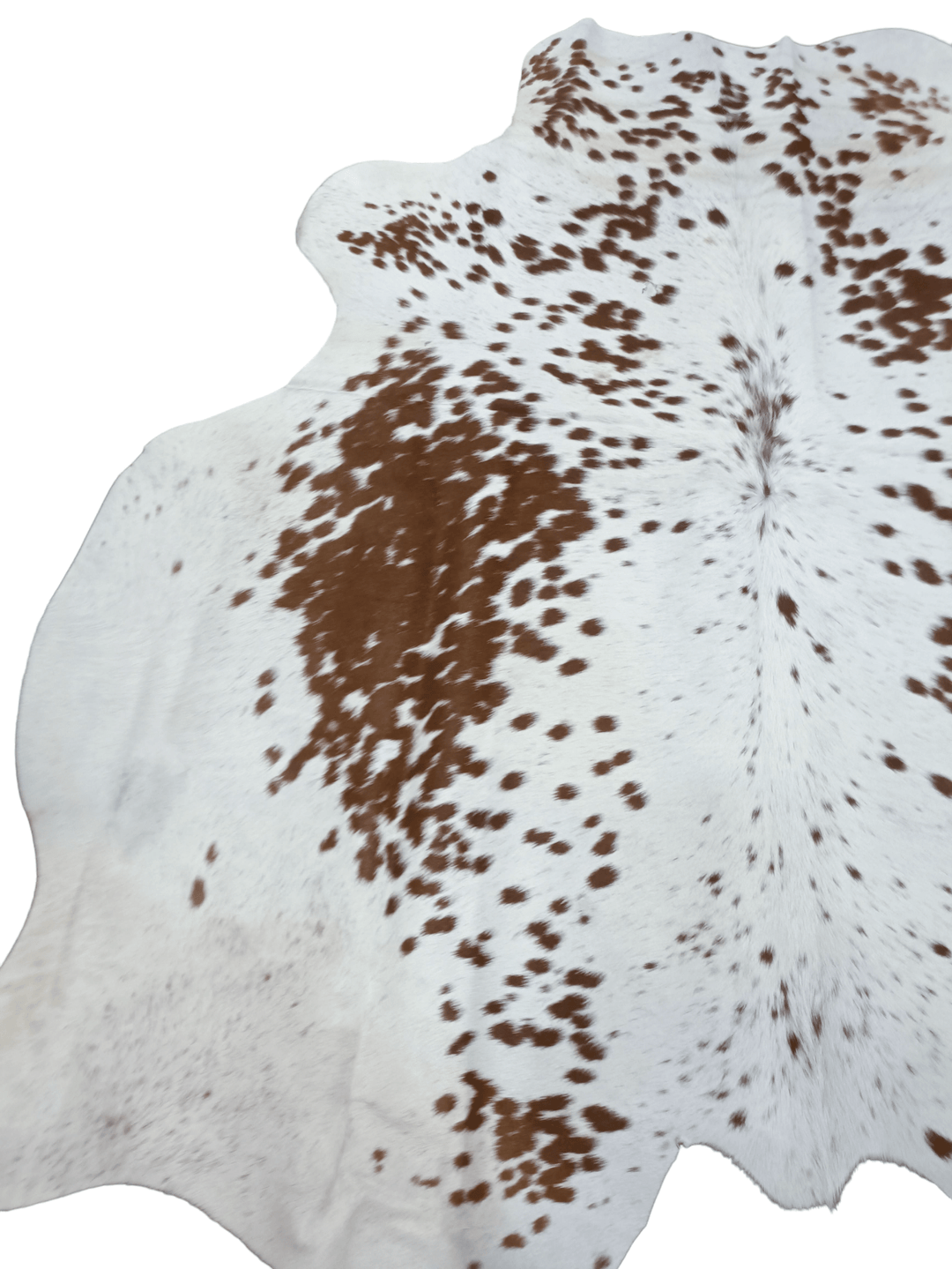 Brown Salt N Pepper Cowhide Rug #1479