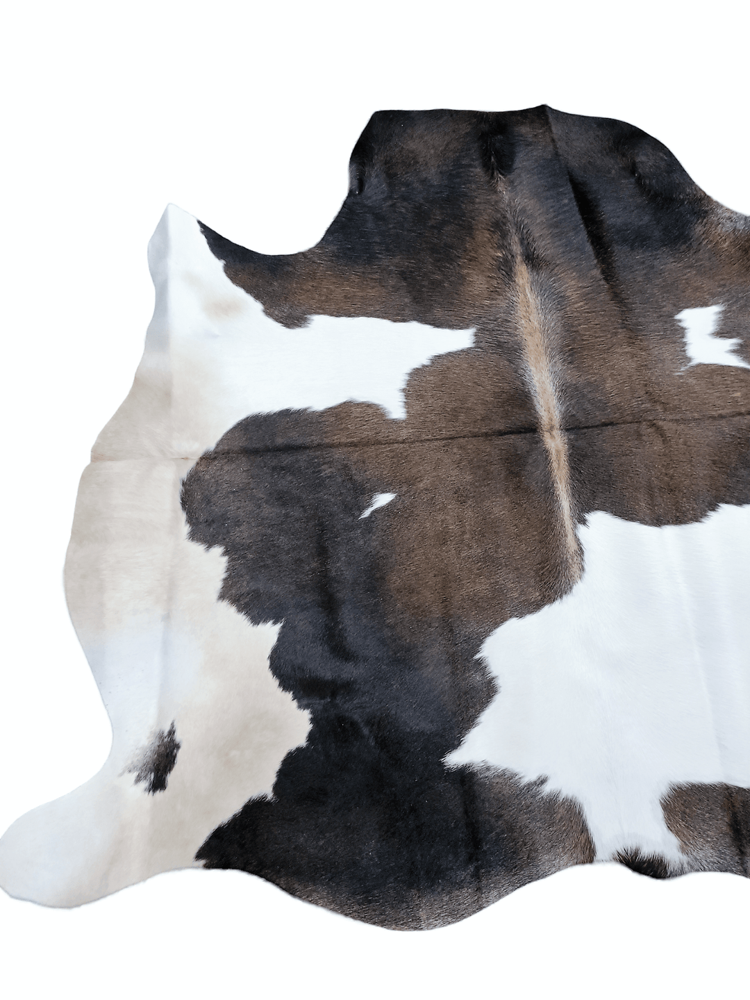 Brown Spots On White Cowhide #1535
