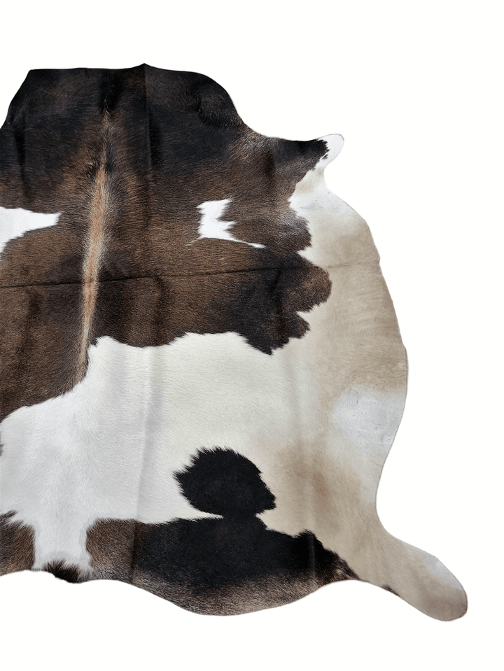 Brown Spots On White Cowhide #1535