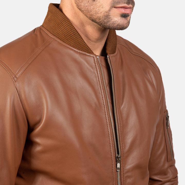 Bohemia Brown Leather Jacket