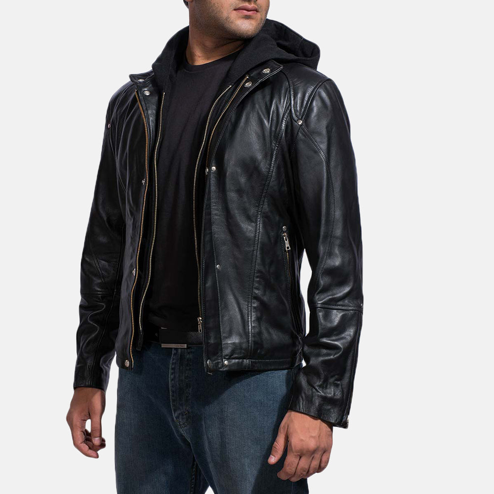 Back Street Black Leather Jacket