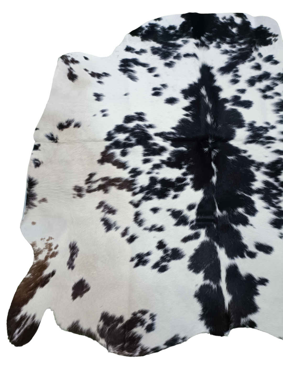 Salt N Pepper Black & White Cowhide Rug #1452