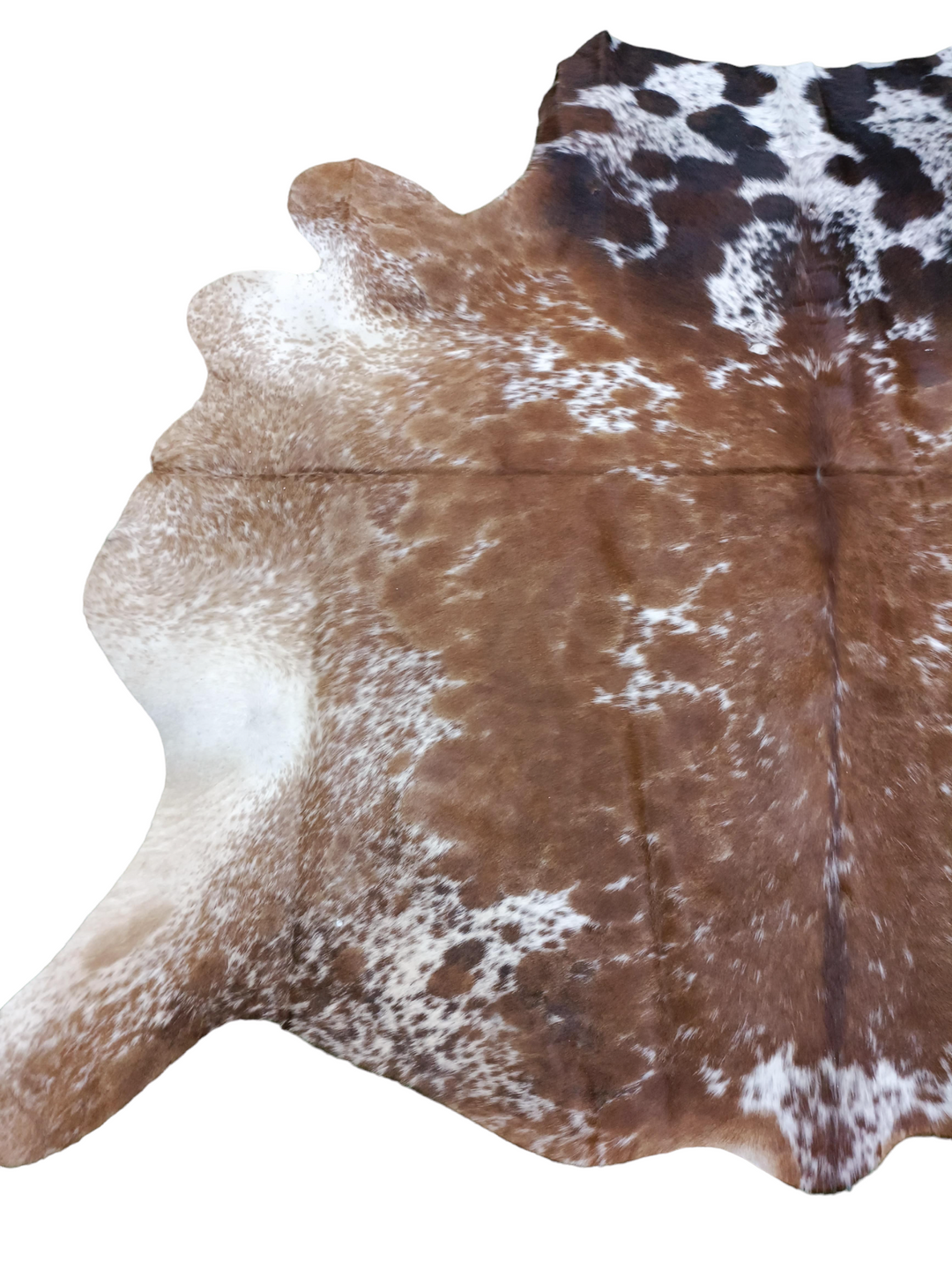 Salt N Pepper Tri Colors Cowhide Rug #1459