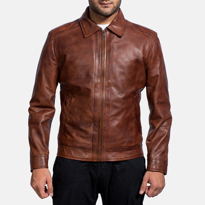 Mike Brown Leather Jacket