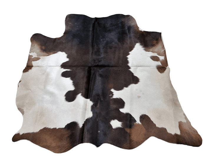 Tri Spots On White Cowhide #1524