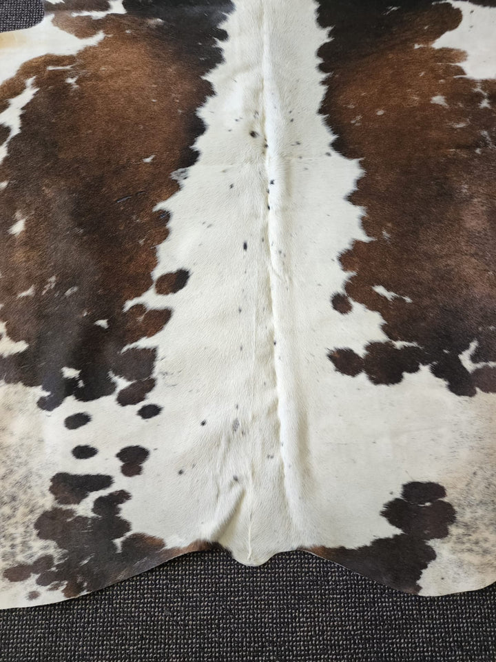 Specked Brown Cowhide Rug #1281