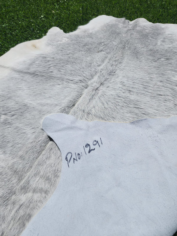 Grey Cowhide Rug #1291