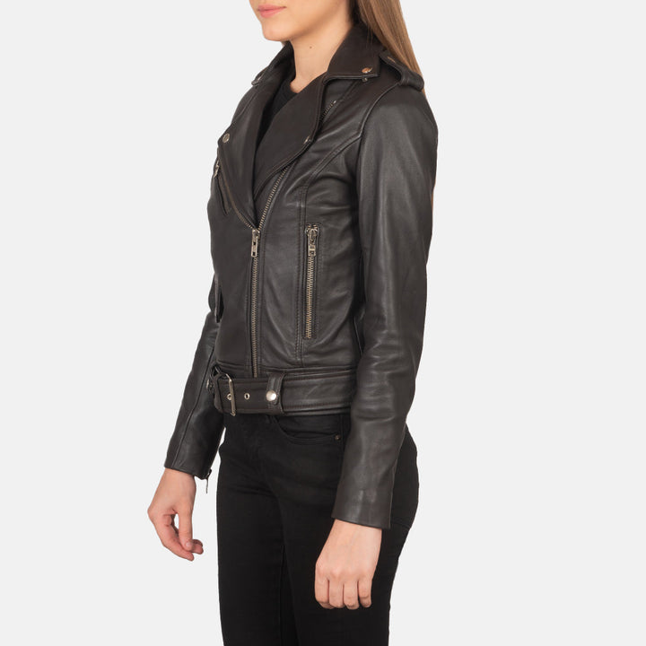 Marrie Brown Leather Jacket