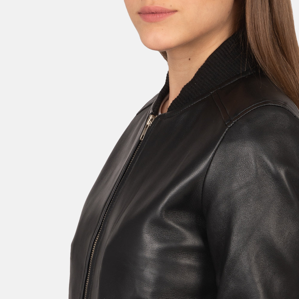 Lucy Black Leather Jacket