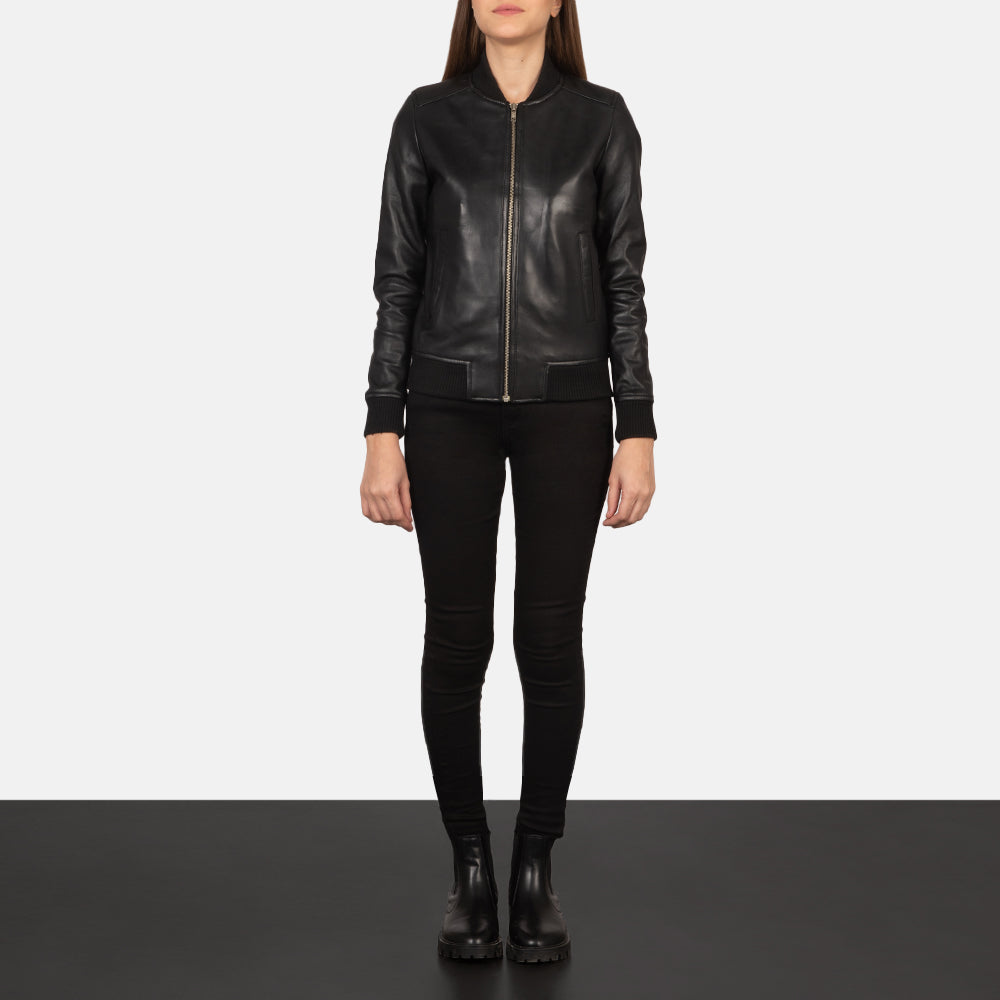Lucy Black Leather Jacket