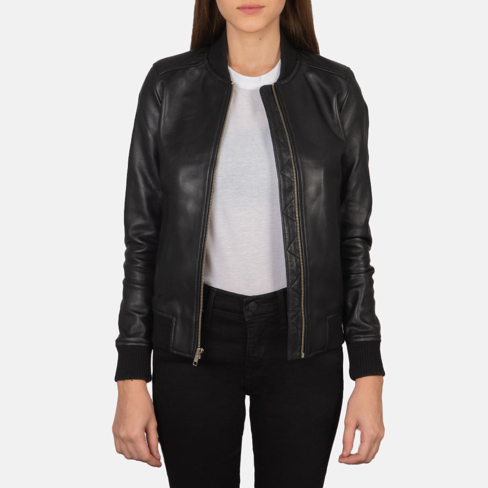 Lucy Black Leather Jacket